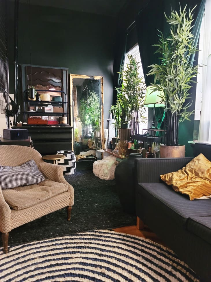 350SquareFoot Dark and Moody Studio Apartment Photos Apartment Therapy